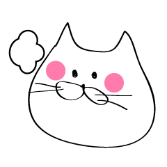 はたらくねこ Ol Lineスタンプ あんころもち